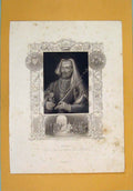 Original Old Antique Print King Henry Iv Fine Art Portrait C1840 19th