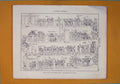 Original Old Antique Print Iconismus Triumphi Millitary Army Art