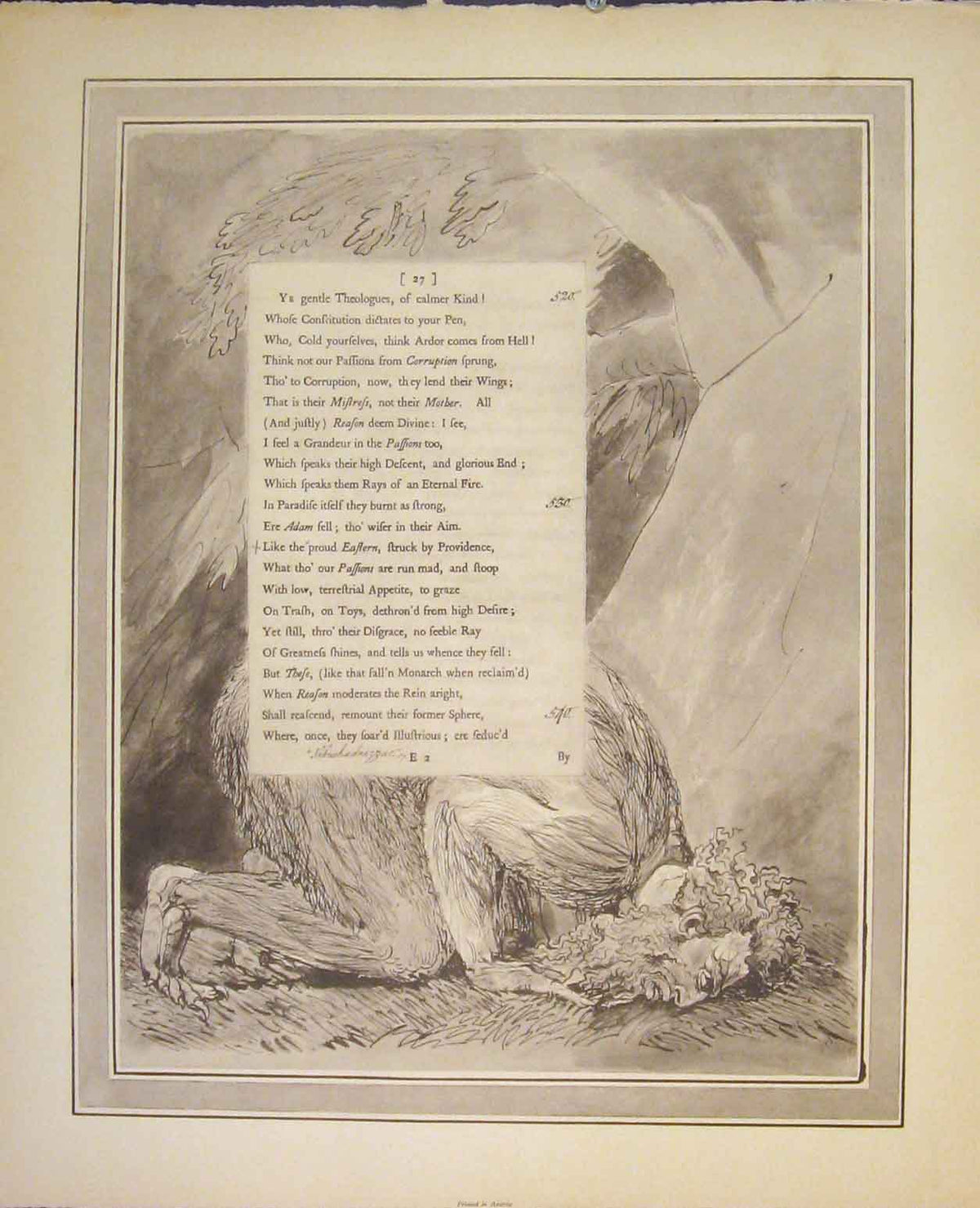 Original Old Antique Print Ref.62 Poet Poetry Poem Art Artist Fine Rhyme