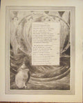 Original Old Antique Print Poem Poetry Art Artist Angel Praying Prayers