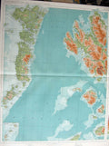 Original Old Antique Print Ref.69 Scotland Geographical Map Maps