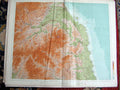 Original Old Antique Print England Wales Dumfries Geographical Map Maps
