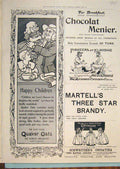 Old Antique Print Advert Advertisement Quaker Oats Martell'S Brandy 1898 19th