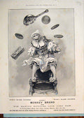 Old Antique Print Advert Monkey Brand Soap Brooke'S Elliman'S Embrocation