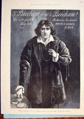 Original Old Antique Print Advert Advertisement Beecham Beecham'S Pills 1888