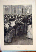 Original Old Antique Print Paul Jones Alias Forestier Major Medhurst Cashbox