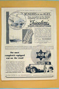 Original Old Antique Print Car Cars Advert Adverts Advertising Star Motor