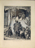 Original Old Antique Print Scene Canton Uri Switzerland Fine Art