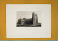 Original Old Antique Print Beverly Minster Fine Art Yorkshire
