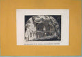 Original Old Antique Print Monastery Agatha Richmond Yorkshire C1829 19th