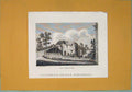 Original Old Antique Print Caterrick Bridge Fine Art Yorkshire