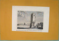 Original Old Antique Print Monastery Grey Friars Richmond Yorkshire
