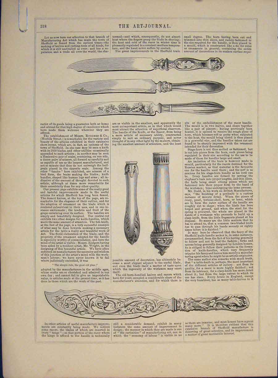 Original Old Antique Print Engraved Stove Engravings Gothic Style