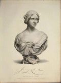 Original Old Antique Print Portrait Engravings Jenny Luier Roffe
