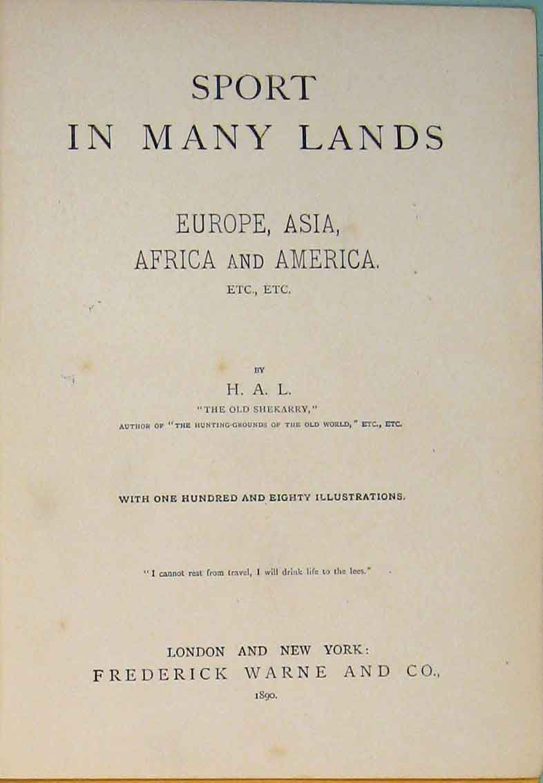 Old Antique Print Europe Africa American Animal Sport Huntnig Hunted Art