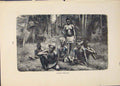 Original Old Antique Print Wallahs Bushmen Bush Men Woman Man Art