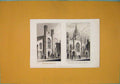 Original Old Antique Print New Curch Saffron Hill Little Queen Holborn