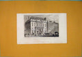 Original Old Antique Print Auction Mart St Bartholomews Lane Art