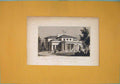 Original Old Antique Print Villa Regents Park London England Art