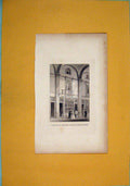 Original Old Antique Print Lowther Arcade Strand London C1831 Art 19th Century