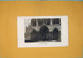 Original Old Antique Print Westminster Abbey London Fine Art