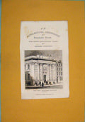 Original Old Antique Print Gresham College London Engalnd Wales