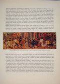 Original Old Antique Print 1480-90 Renaisence Italy Italian Art Color