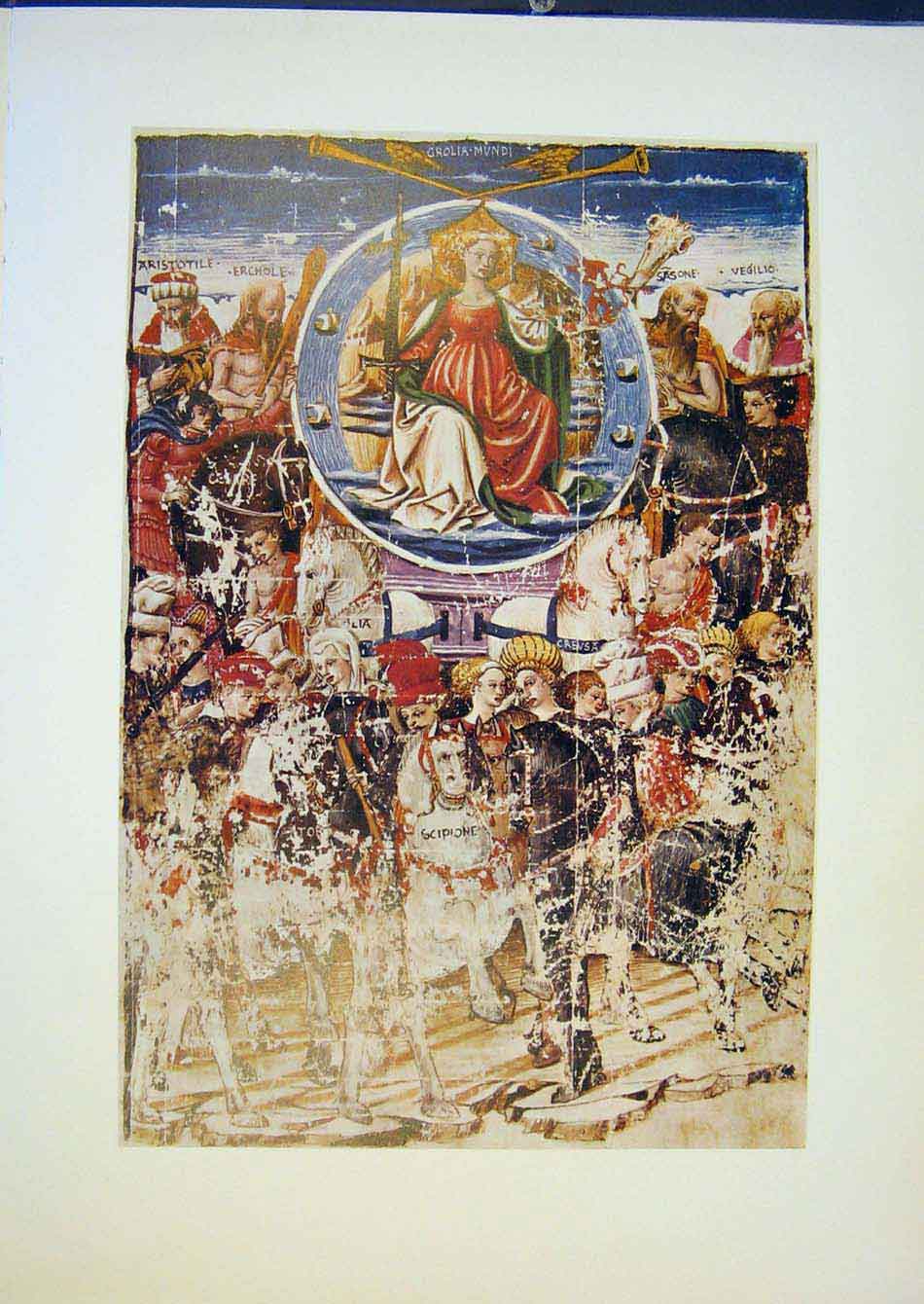 Original Old Antique Print Apollonio Di Giovanni Renaisence Italy Italian Art