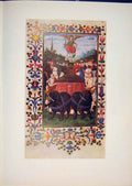 Original Old Antique Print Maestro Degli Adimari Color Renaisence Italy Art