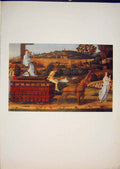 Original Old Antique Print Batrolomeo Di Giovanni Renaisence Italy Italian Art
