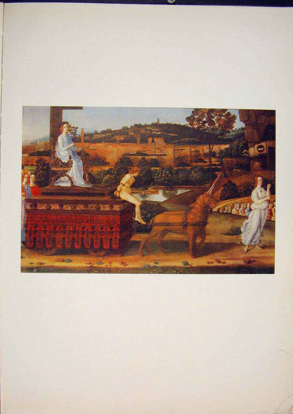 Original Old Antique Print Batrolomeo Di Giovanni Renaisence Italy Italian Art