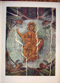 Original Old Antique Print Sophien Church Ohrid Medieval Frescos Yugoslavia 1056