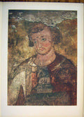 Original Old Antique Print Sopocani Church 1260 Medieval Frescos Yugoslavia
