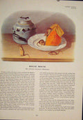 Original Old Antique Print House Rat Rats Shrew Mouse Rodent Color