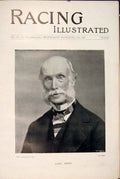 Original Old Antique Print November Issue Horse Racing Illustrated Cambridge