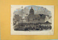 Old Antique Print Fete Paris Celebration Baptism Imperial Prince France