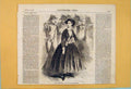 Original Old Antique Print Regiments Uniform Drummond Sketch Costumes Army 1856