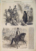 Old Antique Print Austrians Italy Troops Bivouack Premier Aldershott 1856 19th