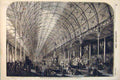 Original Old Antique Print Manchester Building Art Treasure Exhibition 1856 19th