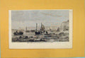 Original Old Antique Print Oyster Fishing Boats Boat Pritchard 1856 Victorian