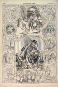 Original Old Antique Print Christmas M'Connel Sketches Sketch Illustrations 1856