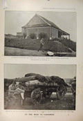 Old Antique Print Boer War Africa 1900 Ladysmith Scots Fusiliers Colenso 20th