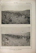 Old Antique Print Estcourt Boer War Africa 1900 British Prisoner Pretoria 20th