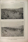 Old Antique Print Boer War Africa 1900 Methuen Tent Orange River Modder 20th
