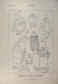 Original Old Antique Print Shepherd'S Travelling Menagerie Fancy Dress Ball 1900