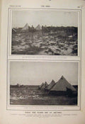 Old Antique Print Boer War Africa 1900 Flood Arundel Kaffir Indian Native 20th