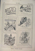Original Old Antique Print Foreign Sketches Canada American Newspaper 1900 20th