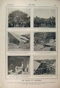 Original Old Antique Print Ladysmith Buller White Pearse Boer War Africa 1900