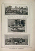 Old Antique Print Boer War Africa 1900 Lord Stanley Shelley Bloemfontein 20th