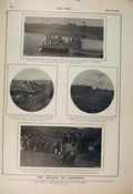 Old Antique Print Boer War Africa 1900 Ladysmith Tugela Railway Hlangwana 20th